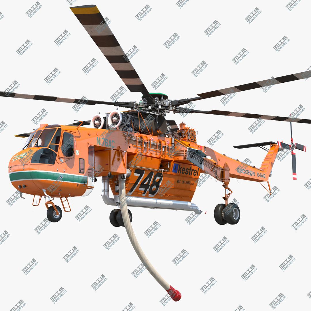images/goods_img/20210313/3D Sikorsky S-64 Skycrane Firefighting Helicopter Rigged/1.jpg